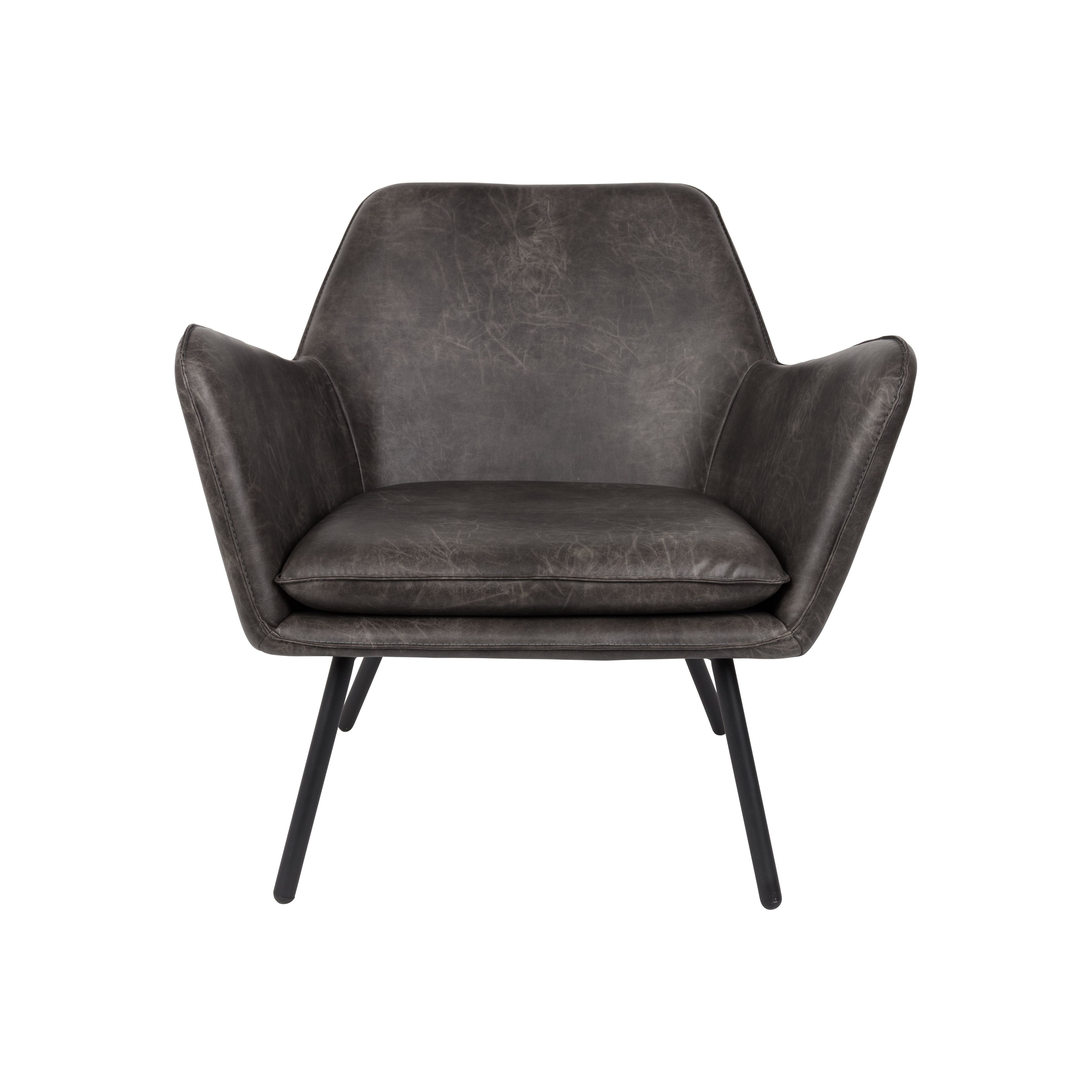 Fauteuil bon dark grey