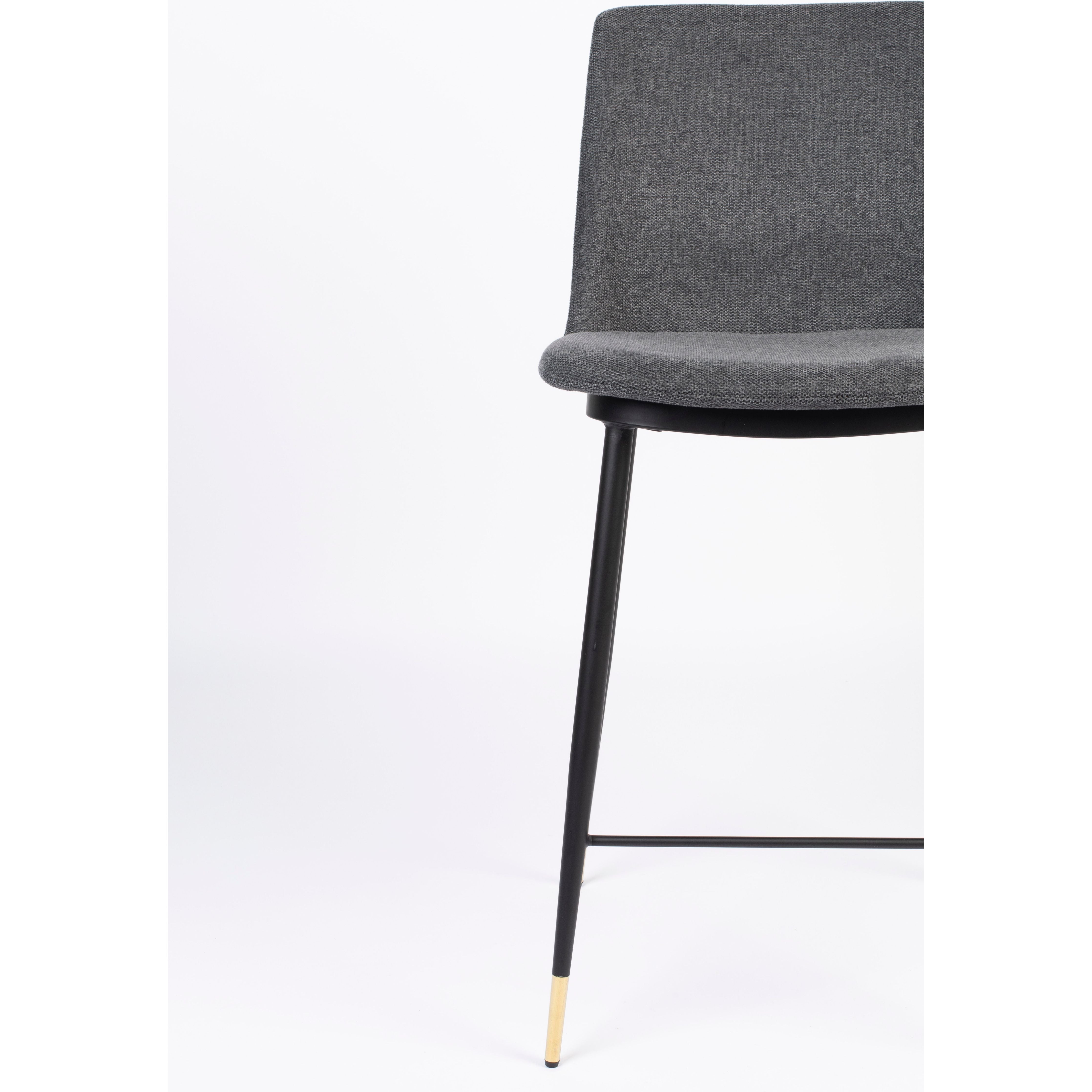 Bar stool lionel dark gray