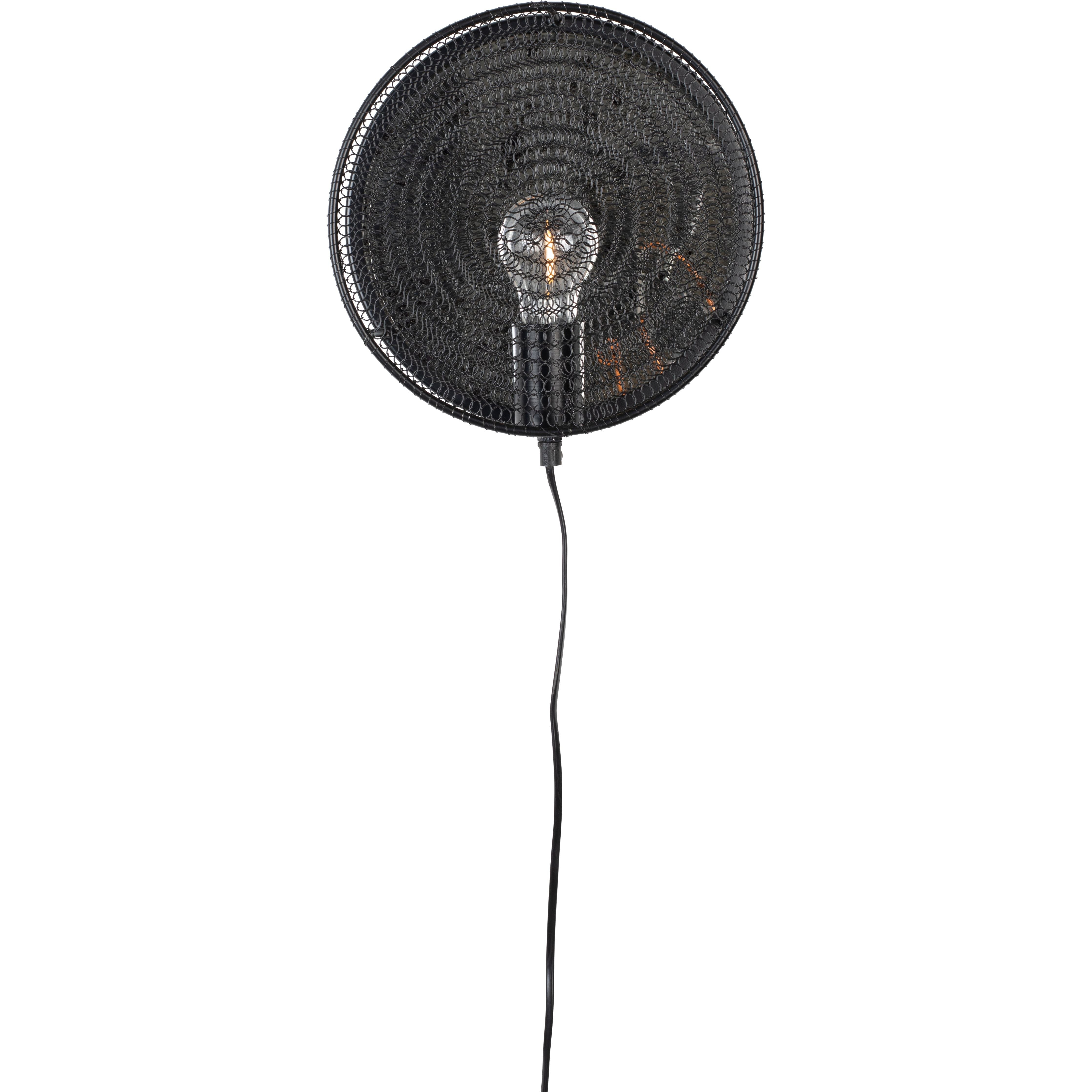 Wandlamp lea black