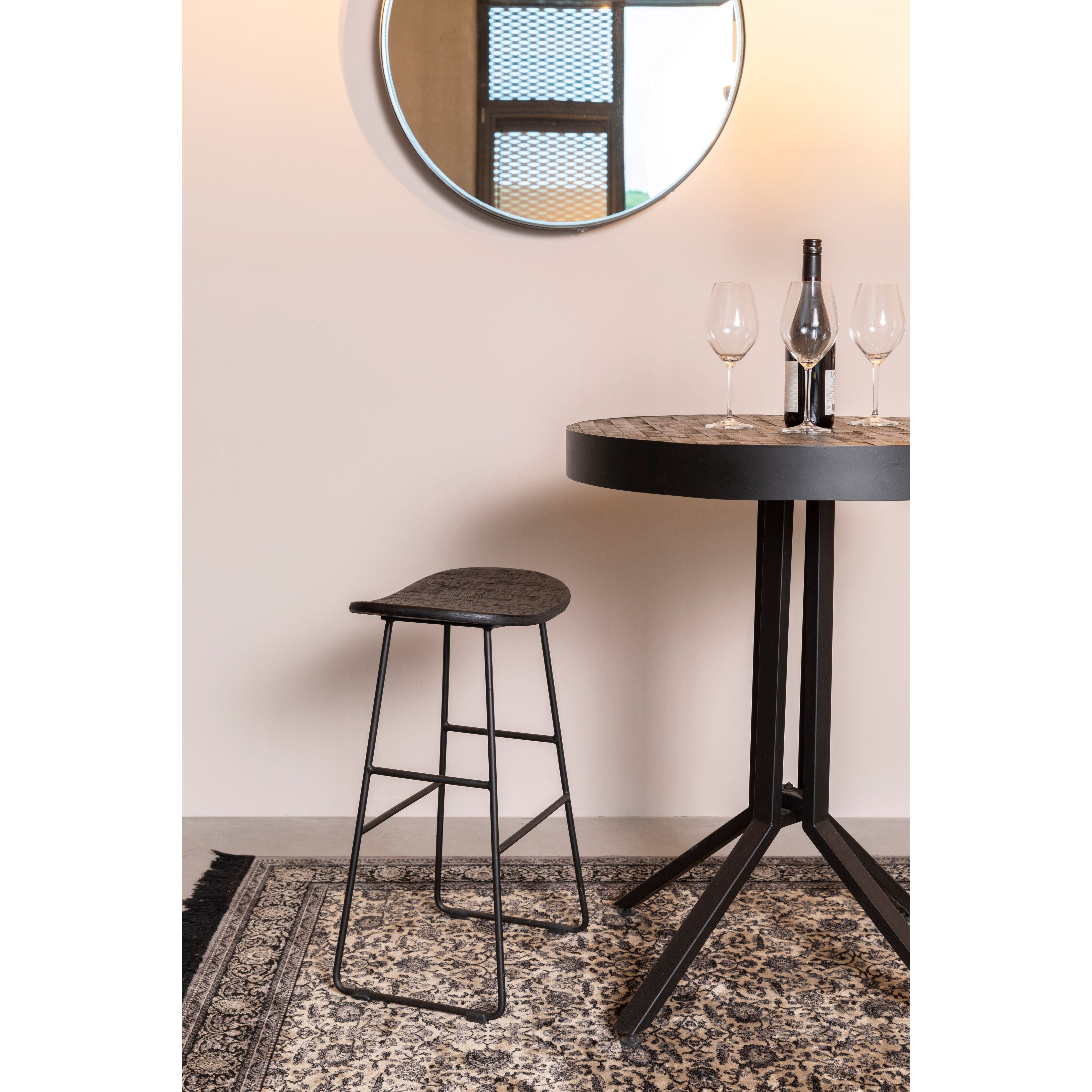 Barkruk tangle black