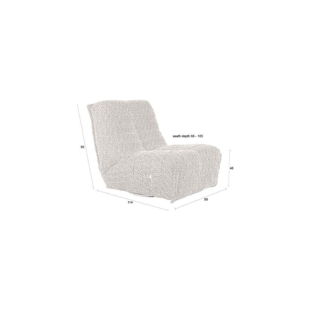 Fauteuil hamilton recliner cappuccino