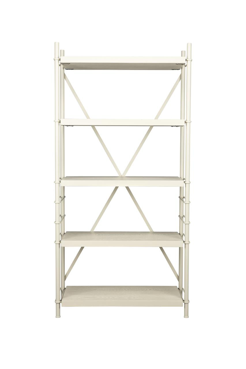 Shelf iron beige high