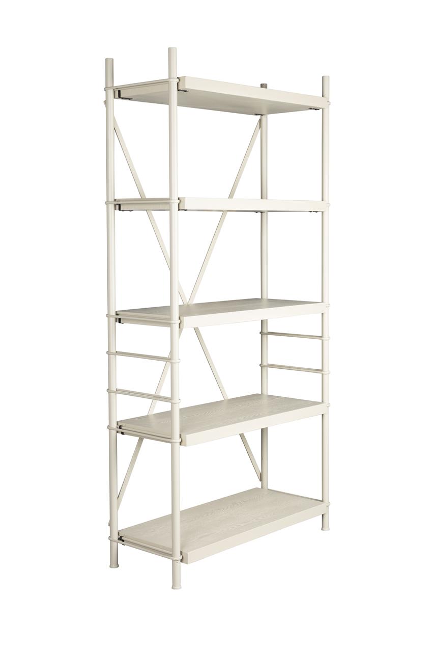 Shelf iron beige high