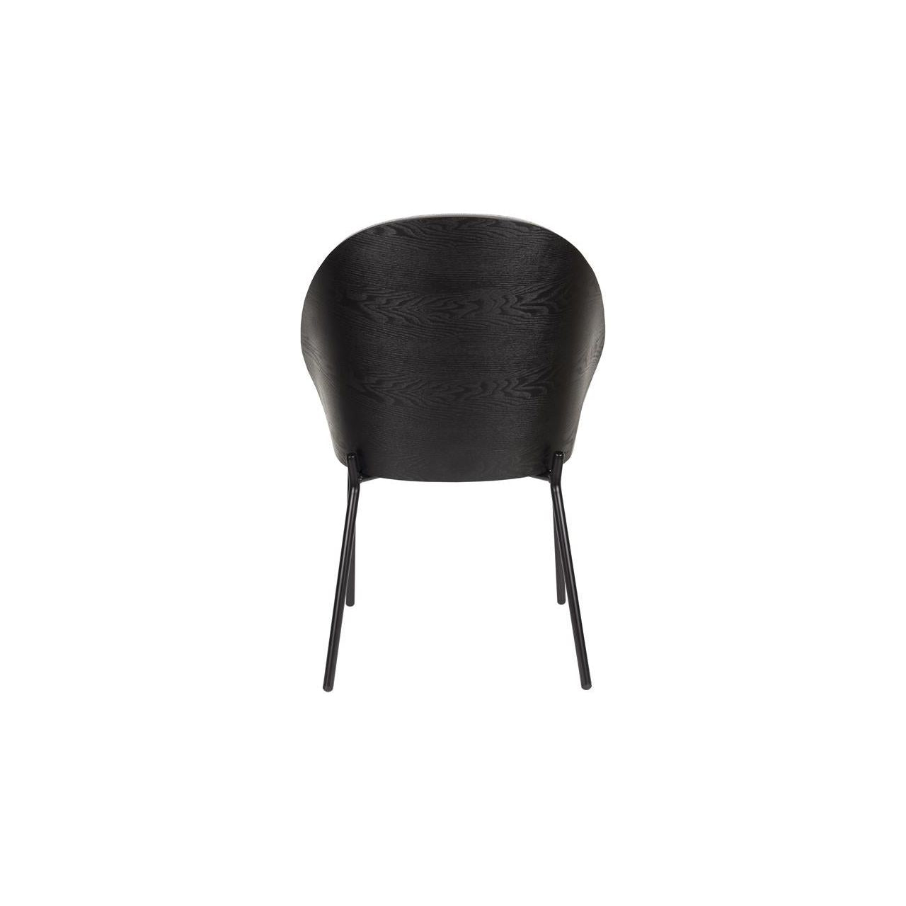 Chair rodin bouclé black