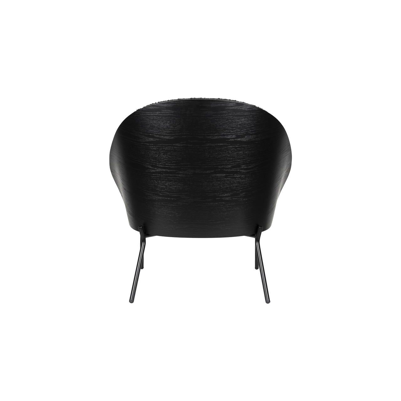 Fauteuil rodin bouclé black