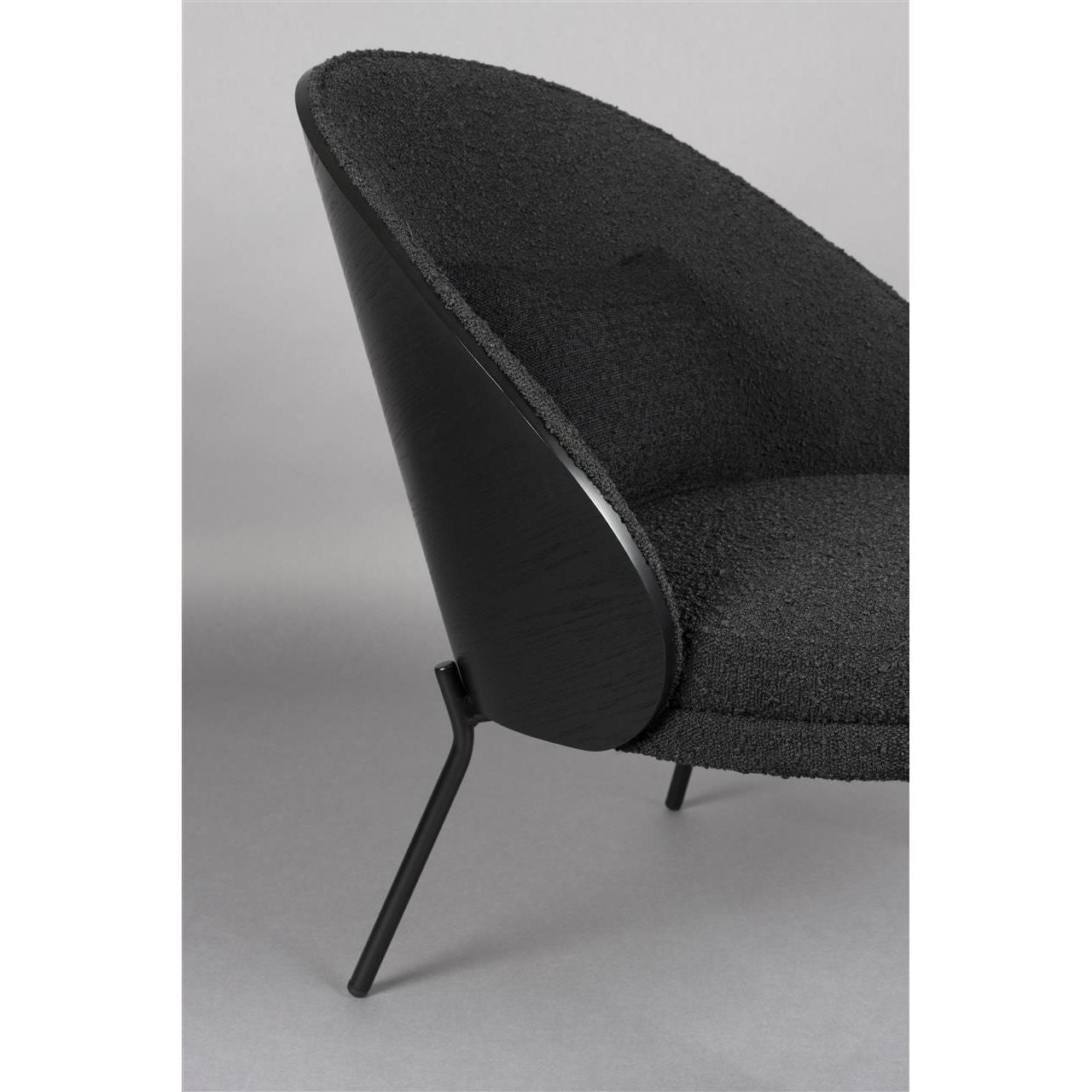 Fauteuil rodin bouclé black