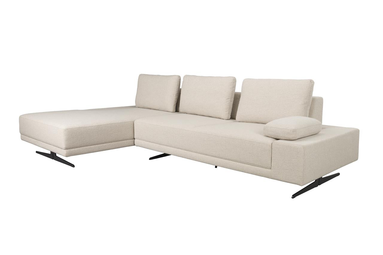 Sofa shelly off-white left chaise longue