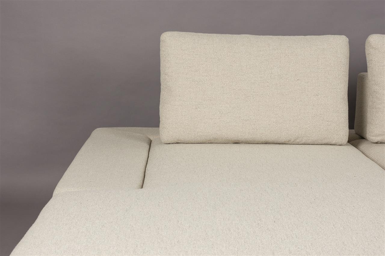 Sofa shelly off-white left chaise longue