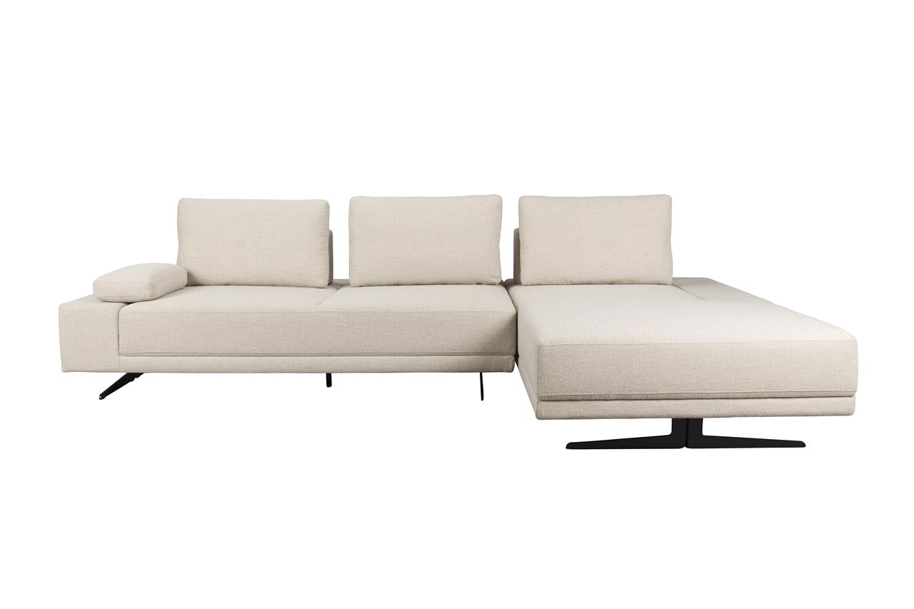 Sofa shelly off-white right chaise longue