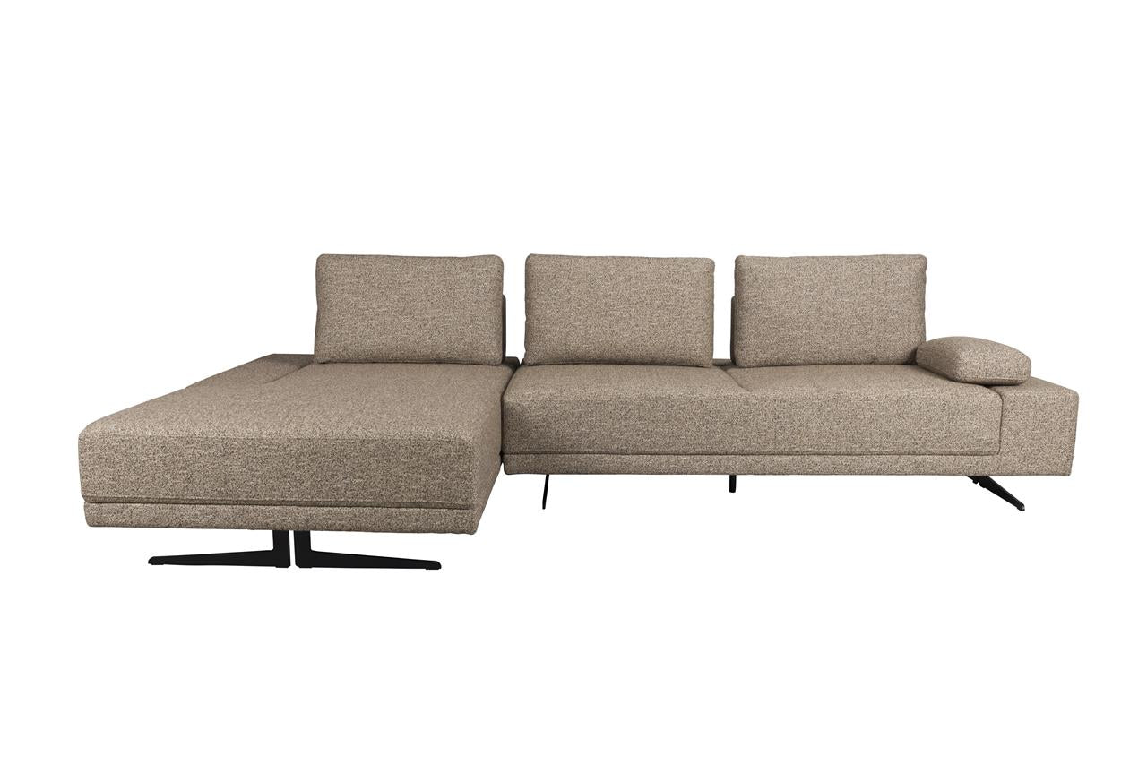 Sofa shelly cinnamon left chaise longue