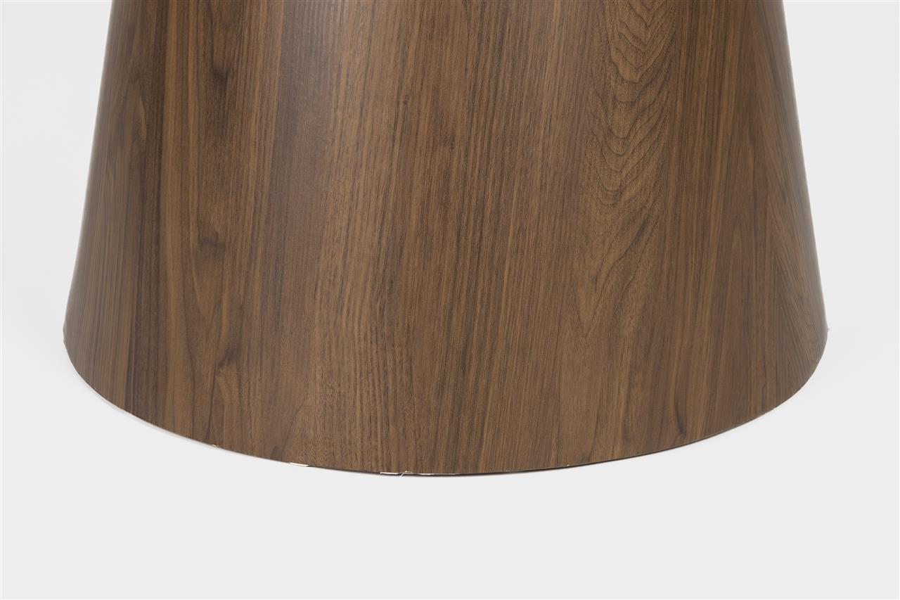 Dining table almira round walnut