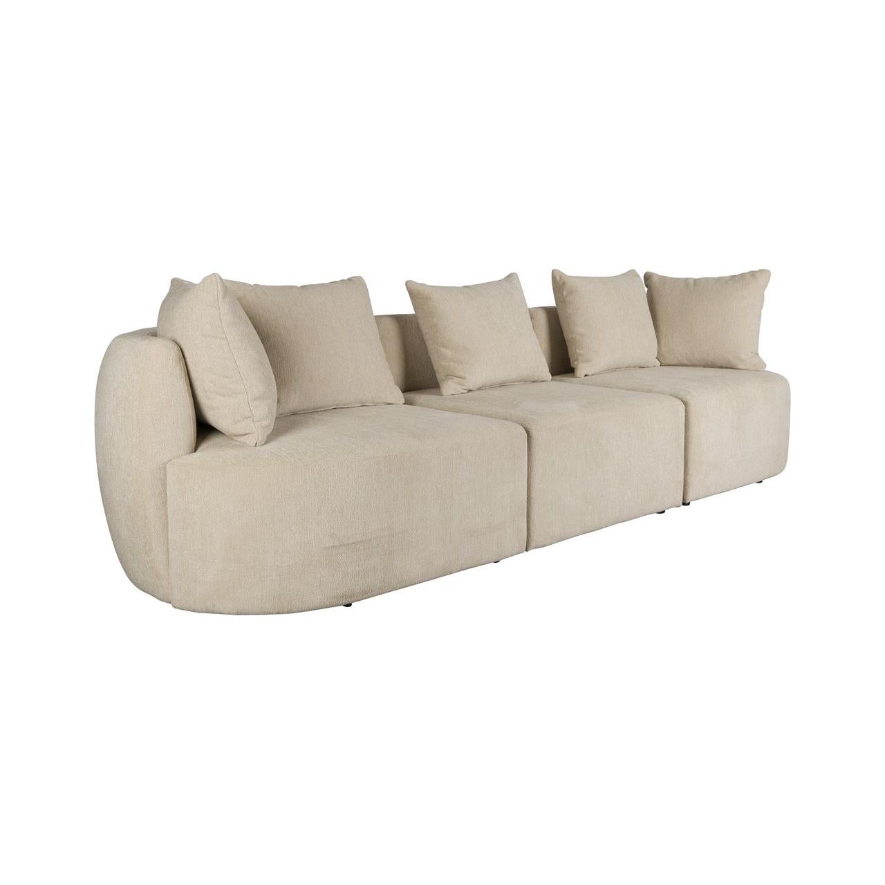 Sofa rocca 4.5 seater latte