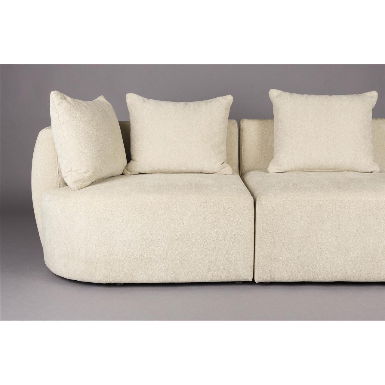 Sofa rocca 4.5 seater latte