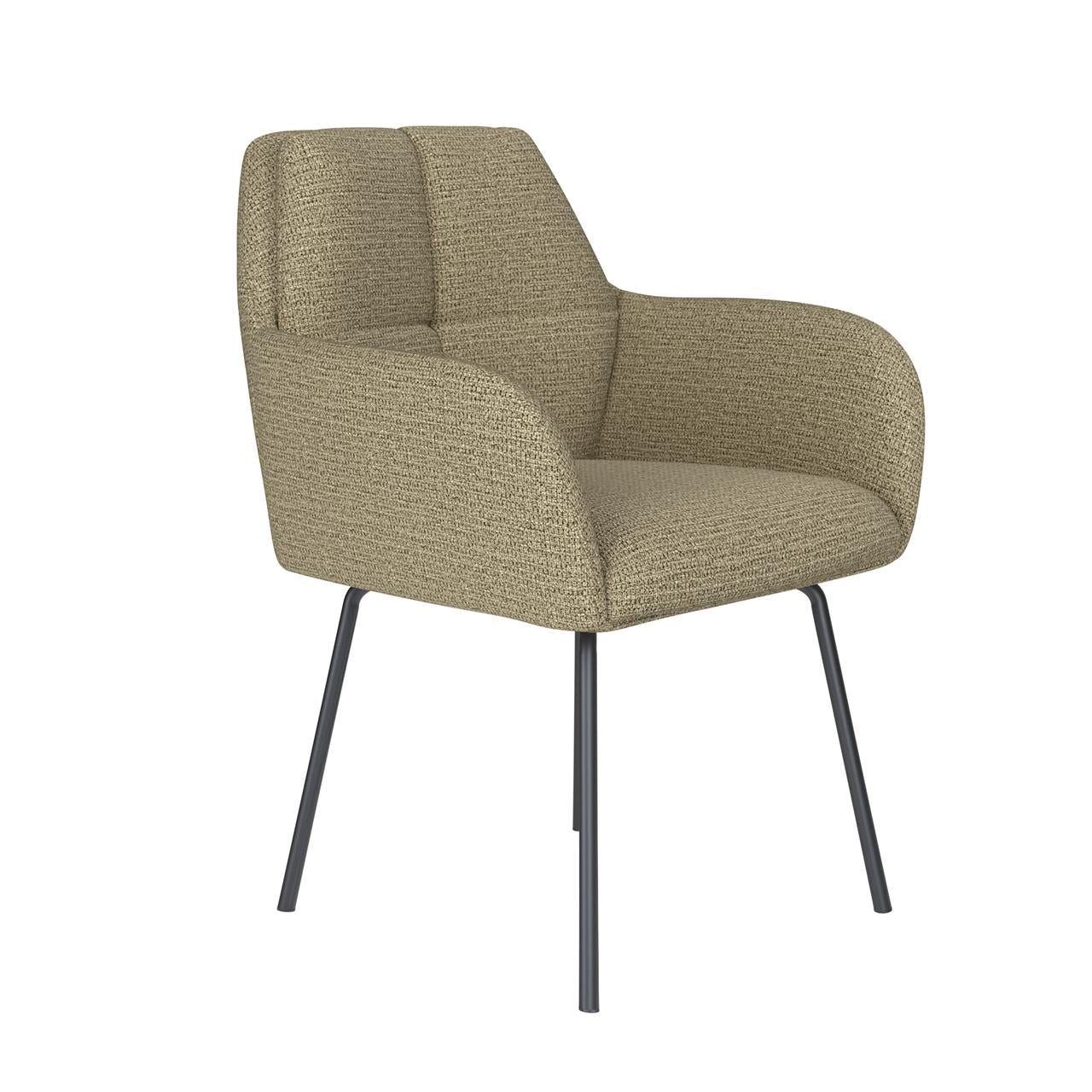 Chair pete green 4 metal legs