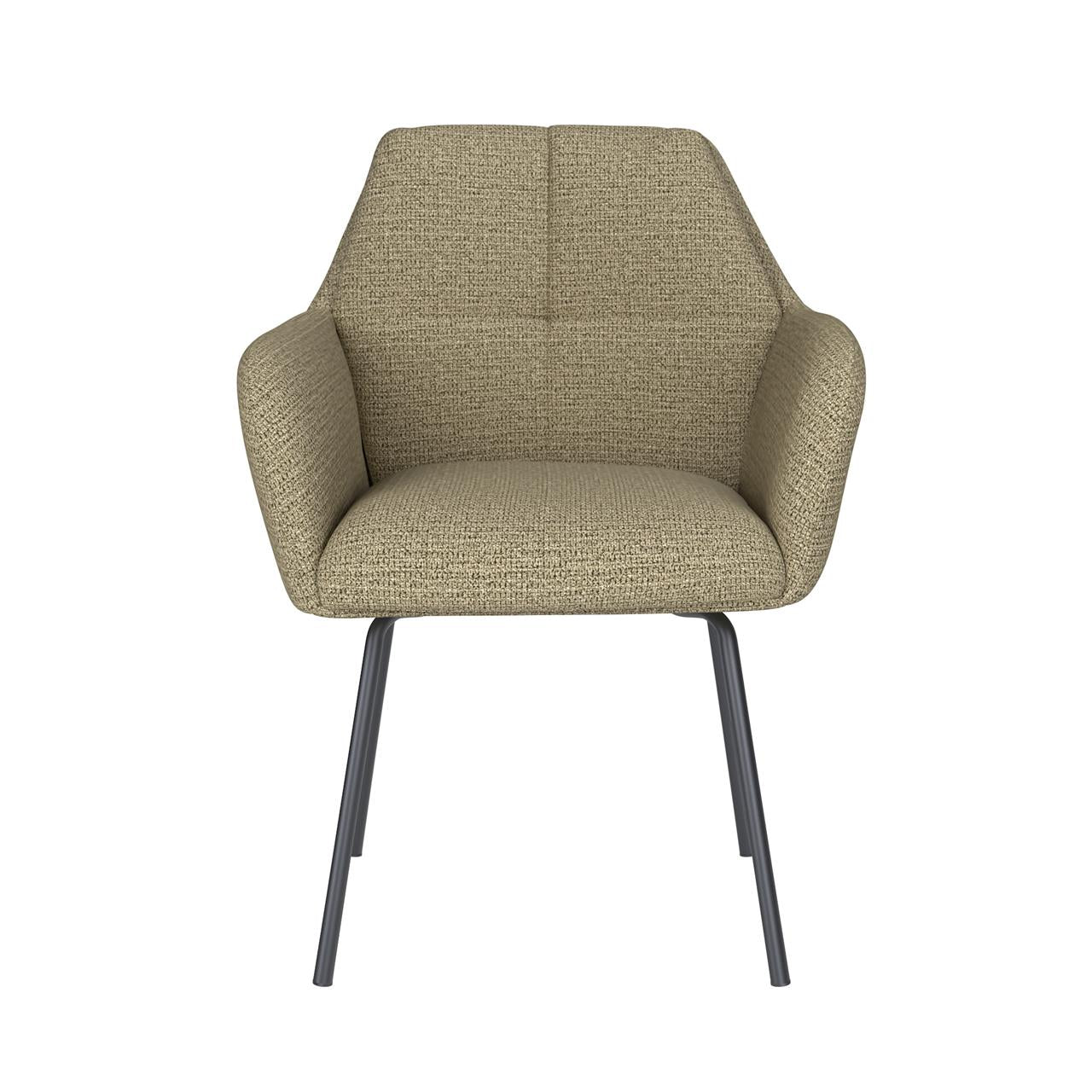 Chair pete green 4 metal legs