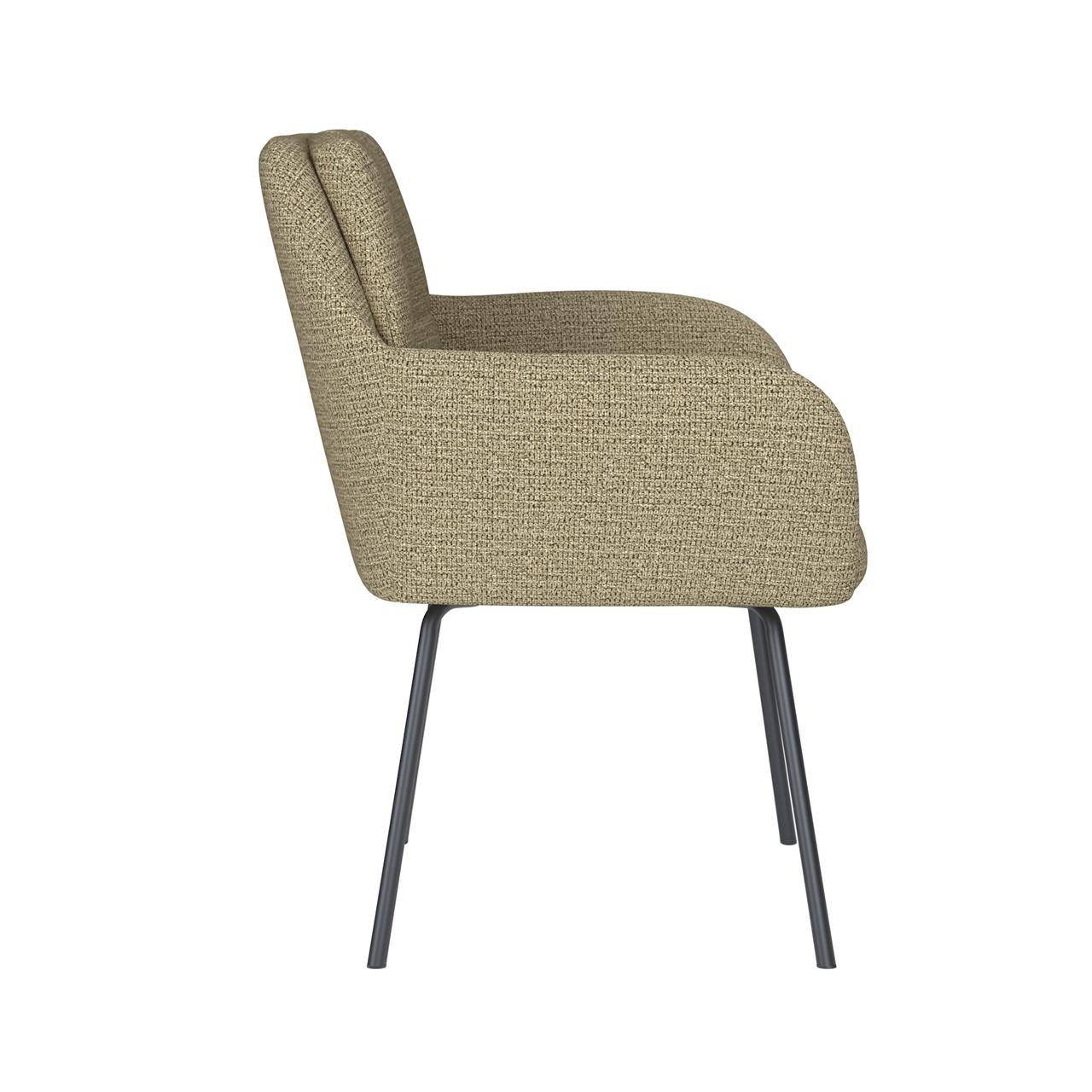 Chair pete green 4 metal legs