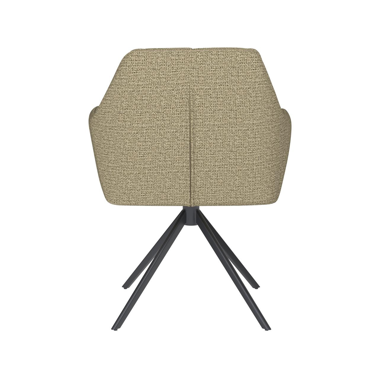 Chair pete green metal swivel