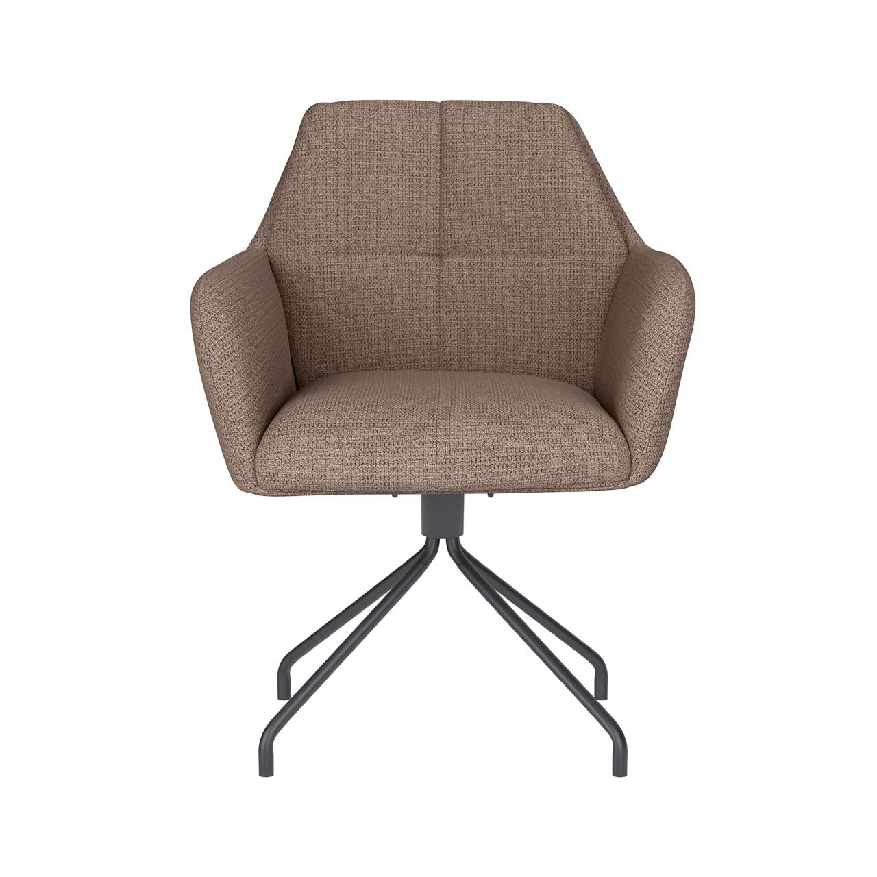 Chair pete taupe spider swivel