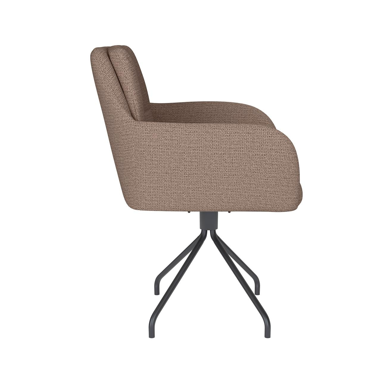 Chair pete taupe spider swivel