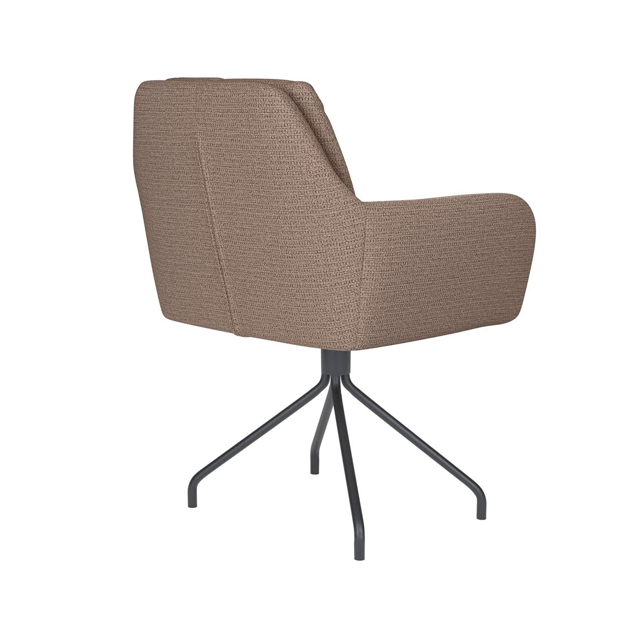Chair pete taupe spider swivel