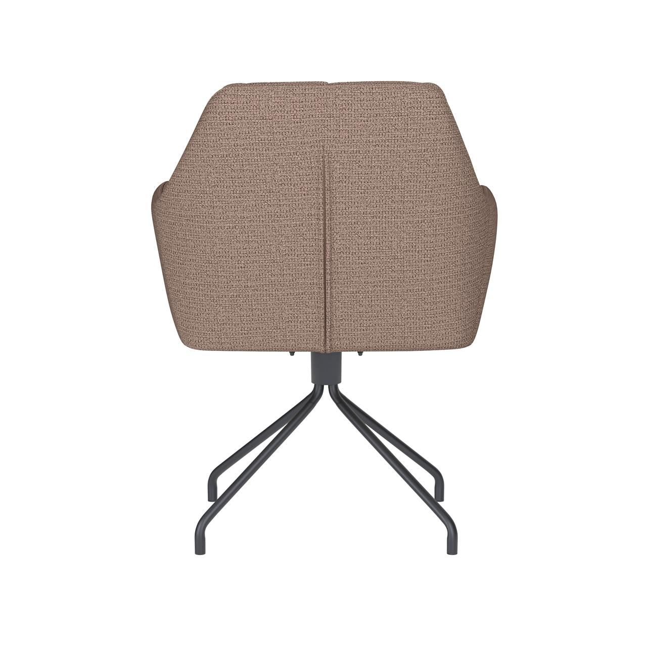 Chair pete taupe spider swivel