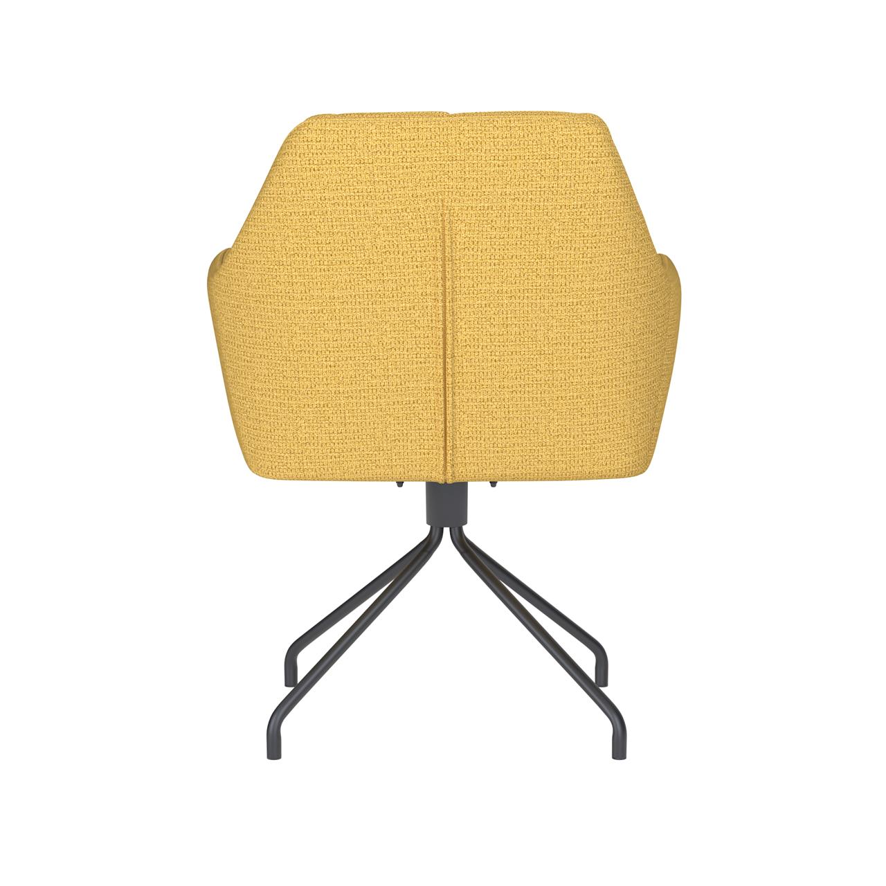 Chair pete ochre spider swivel