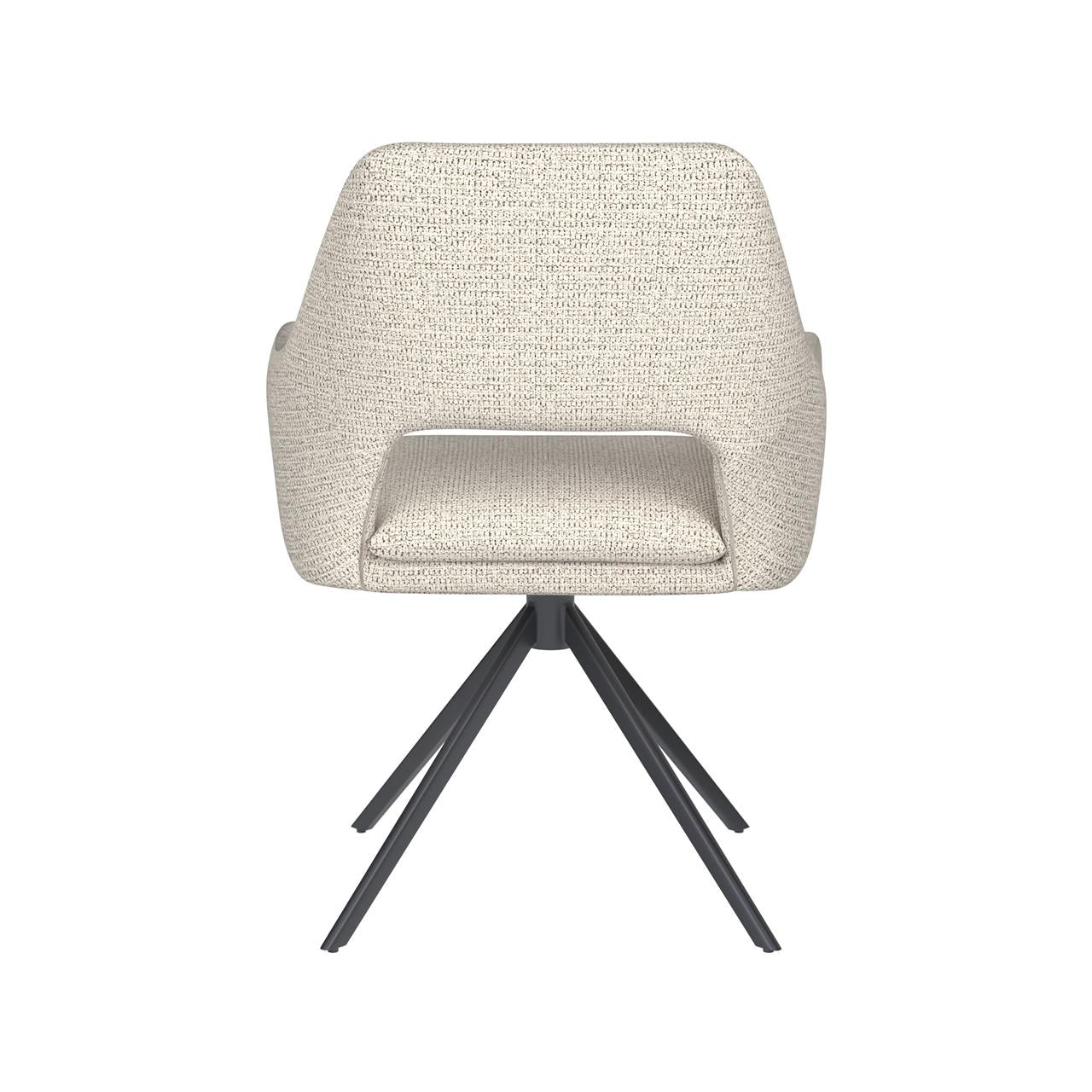 Chair mos off-white metal swivel