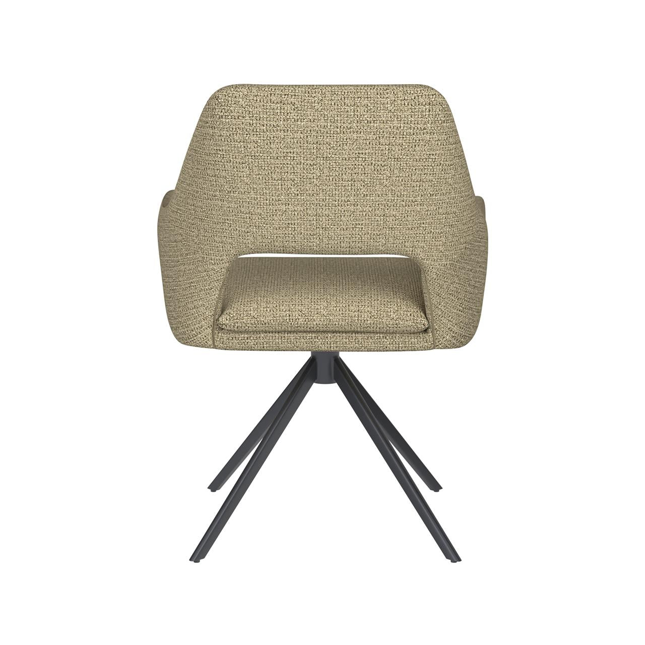 Chair mos green metal swivel