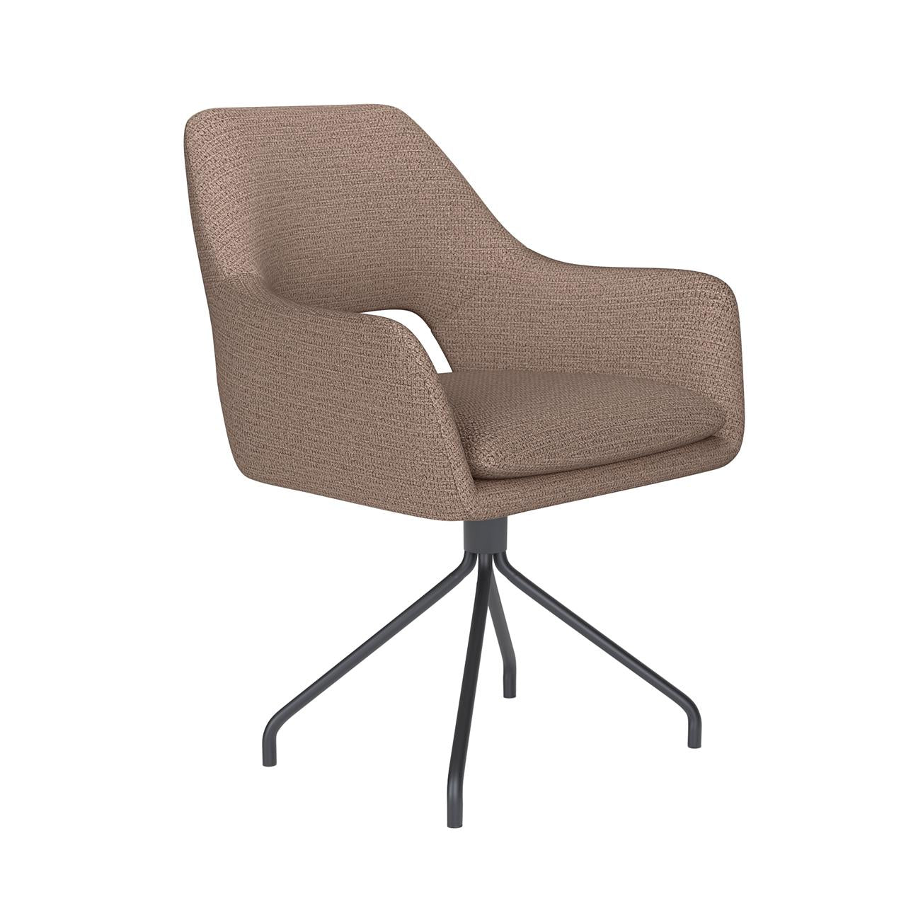 Chair mos taupe spider swivel