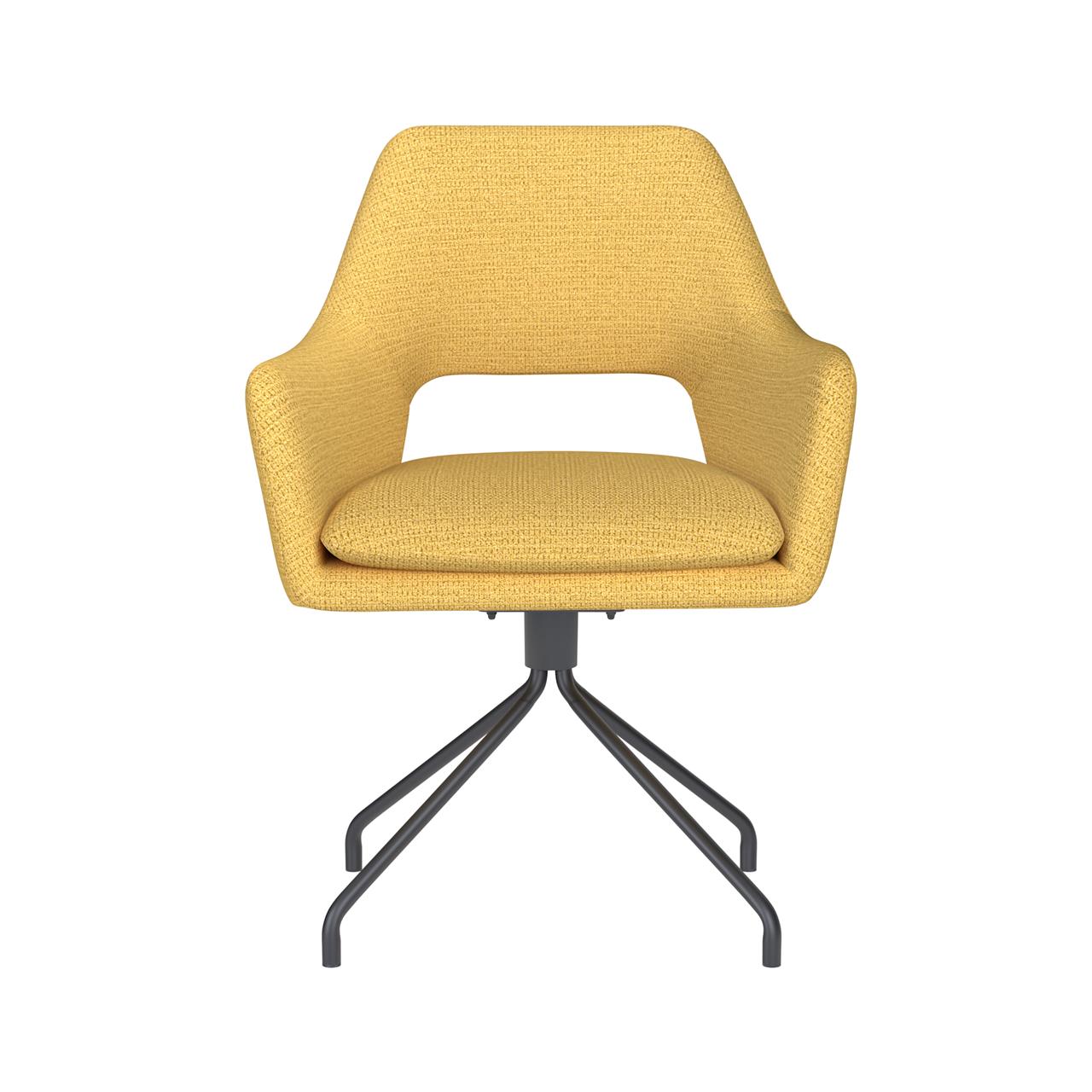 Chair mos ochre spider swivel