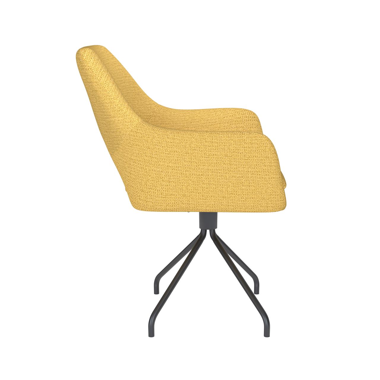 Chair mos ochre spider swivel