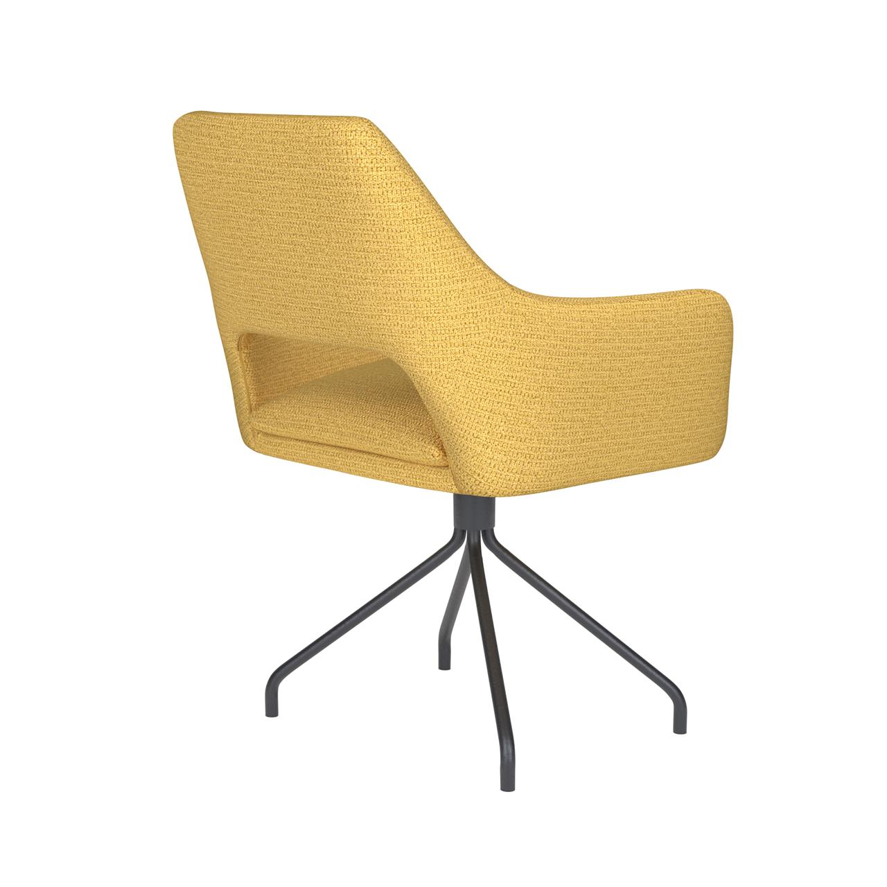 Chair mos ochre spider swivel