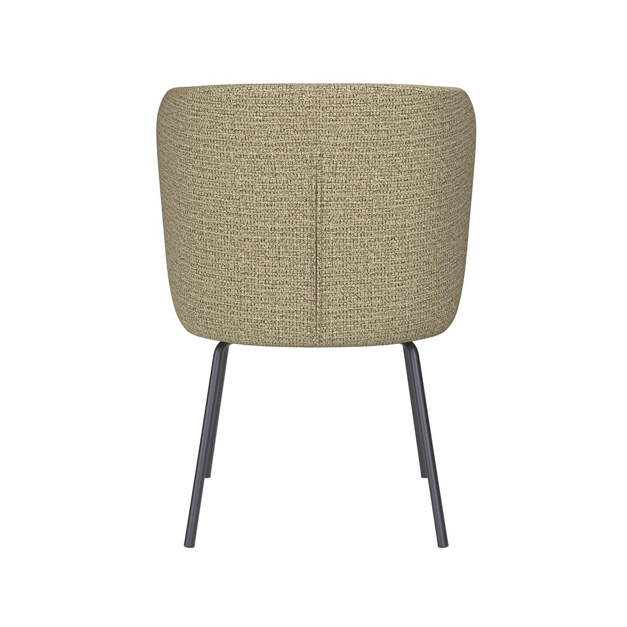 Chair stan green 4 metal legs