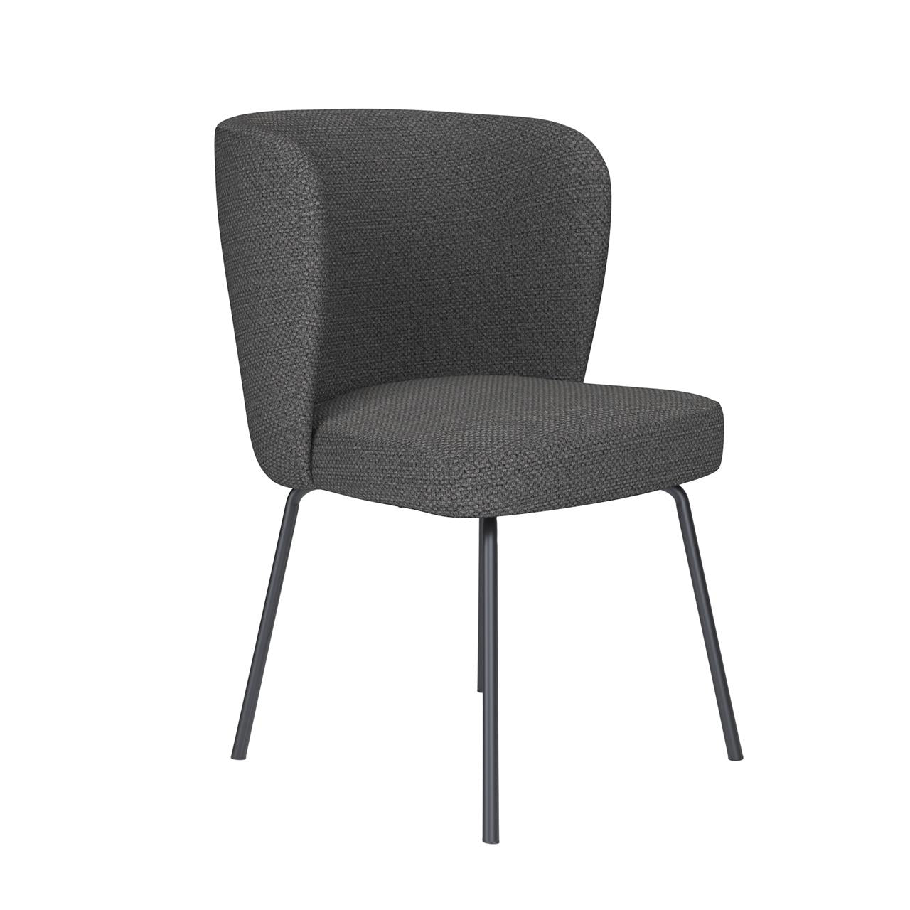 Chair stan grey 4 metal legs