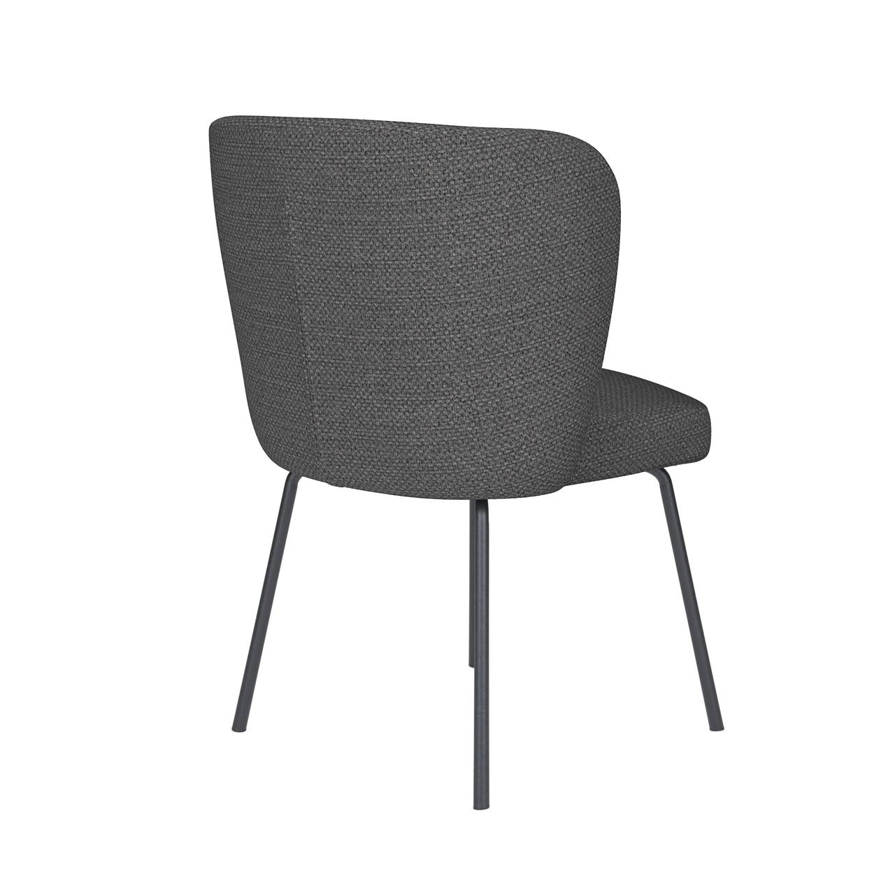Chair stan grey 4 metal legs