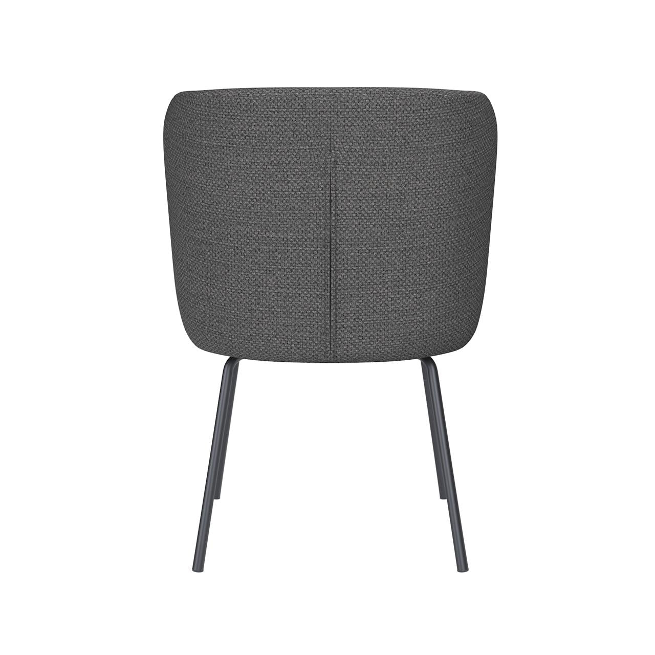 Chair stan grey 4 metal legs