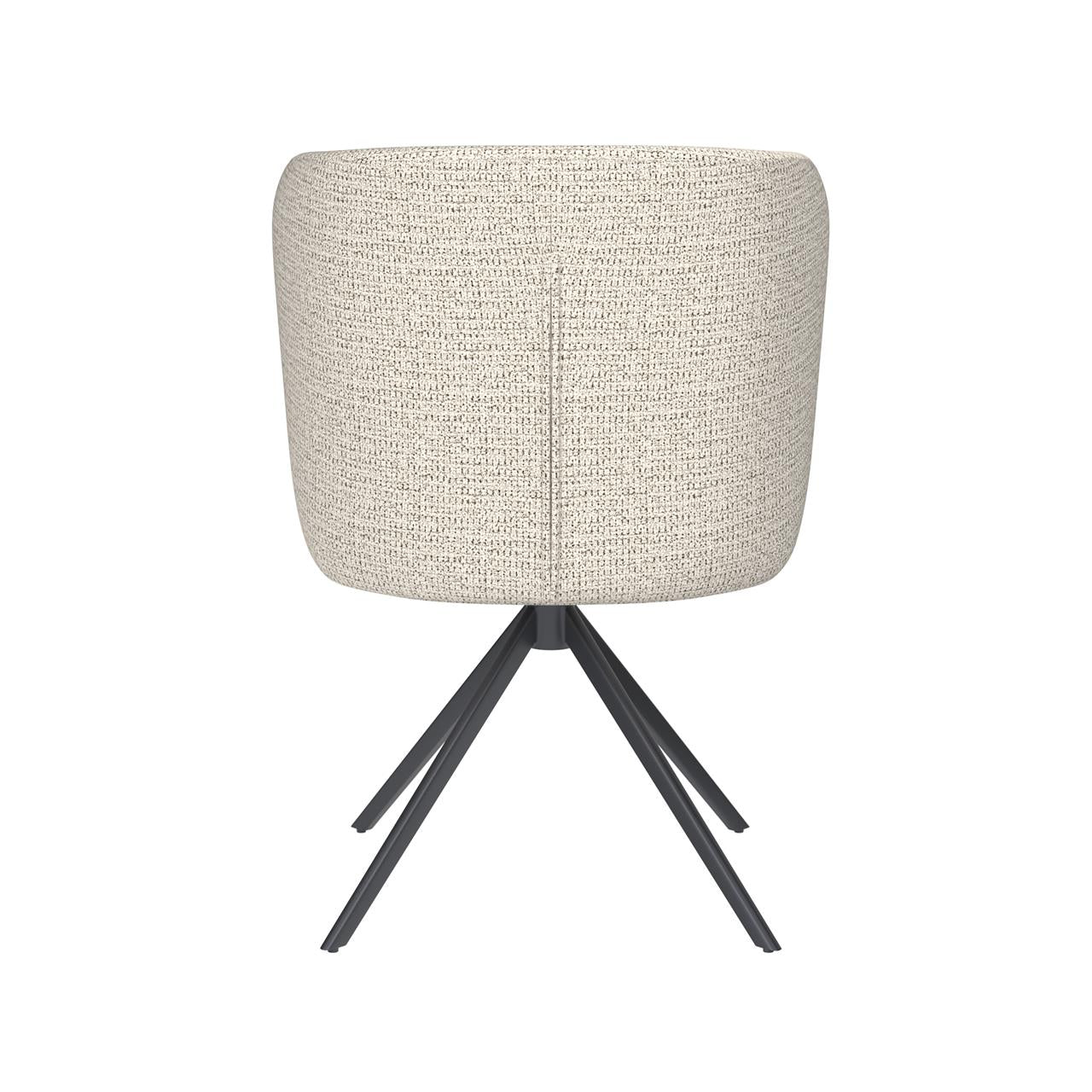 Chair stan off-white metal swivel