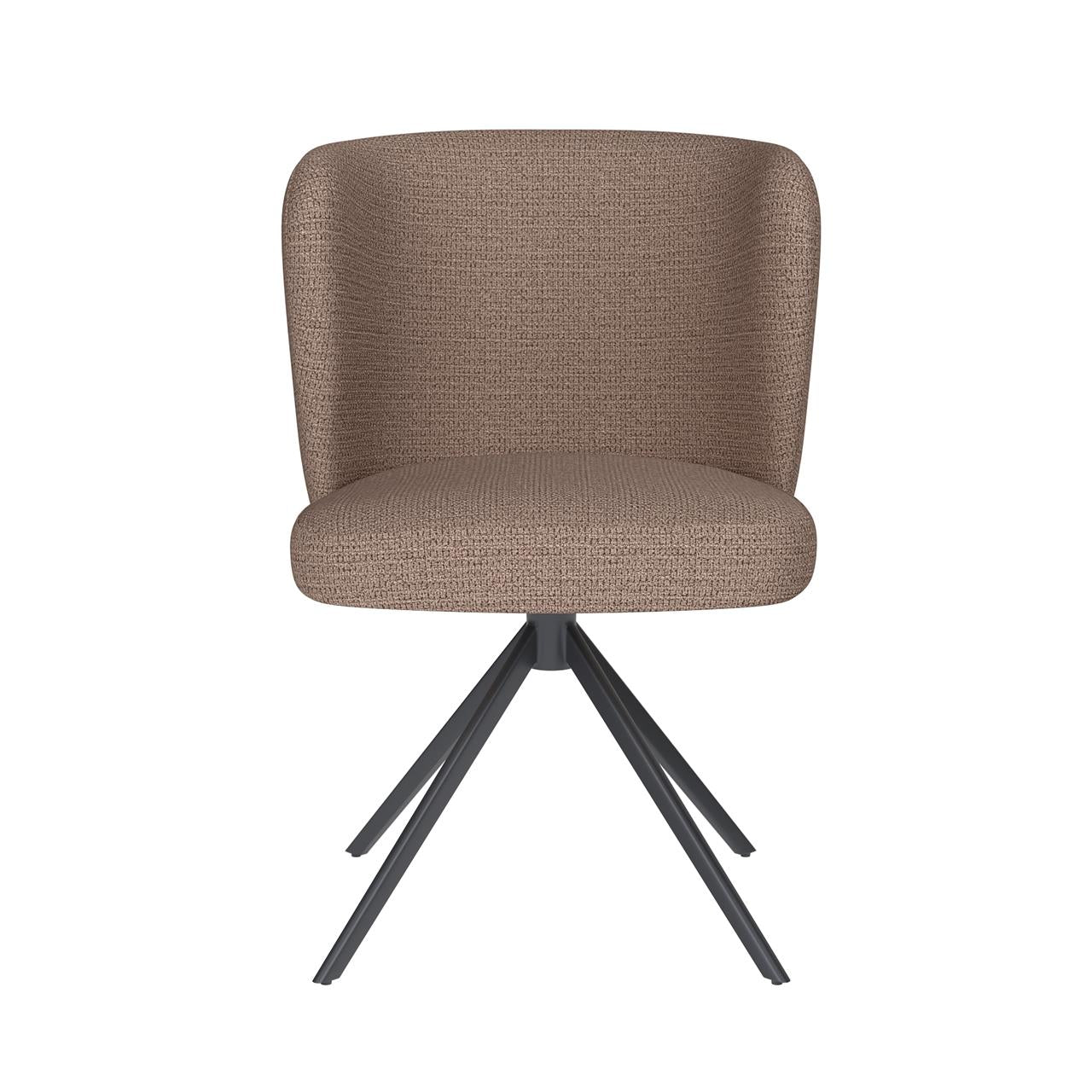 Chair stan taupe metal swivel