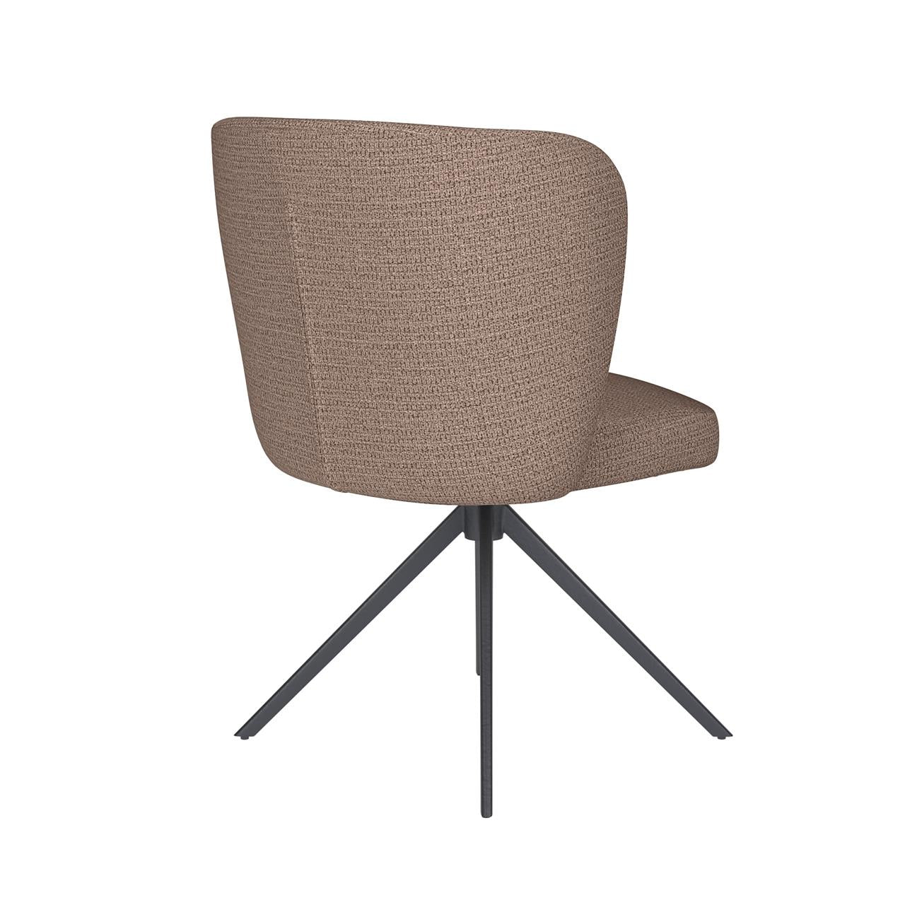 Chair stan taupe metal swivel