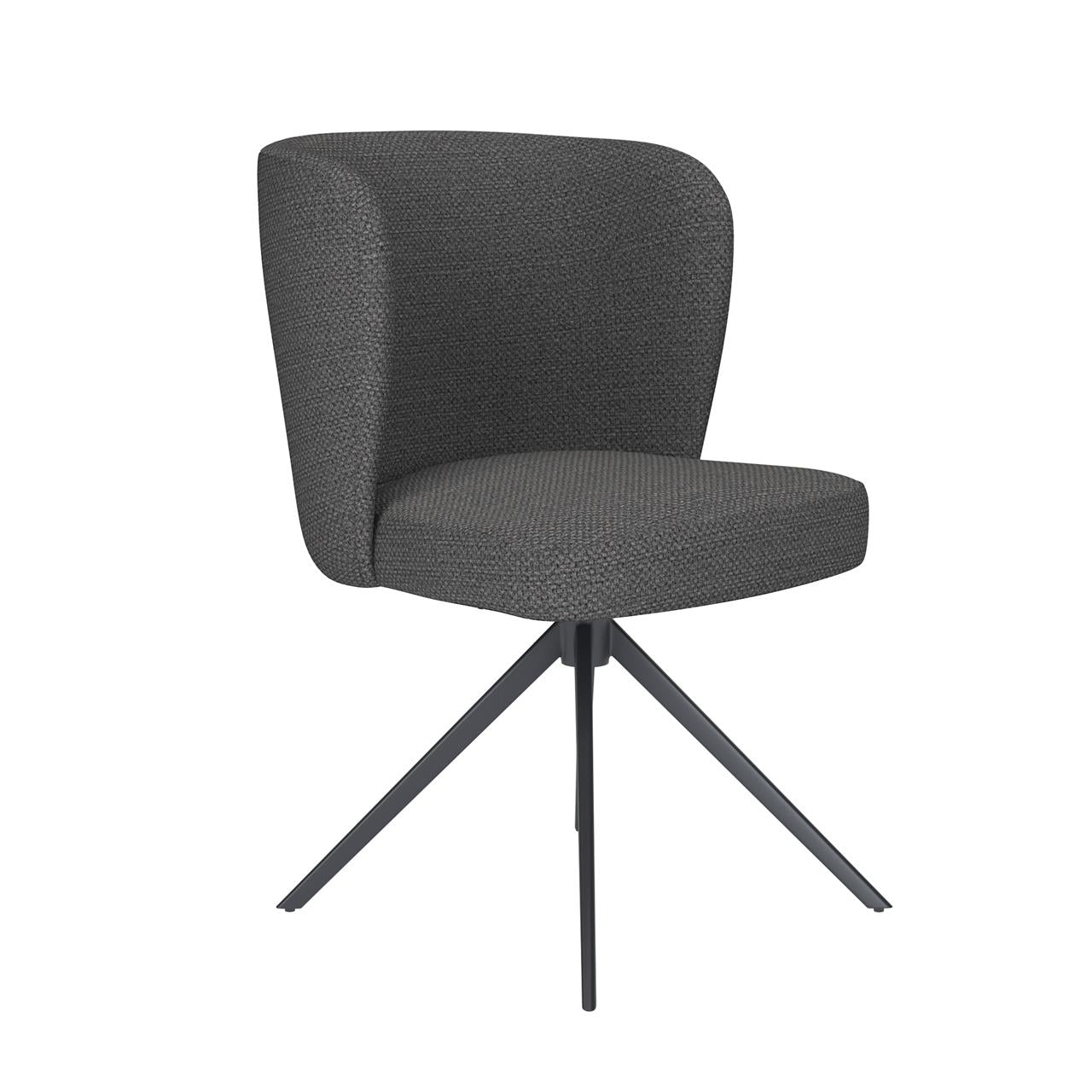 Chair stan grey metal swivel