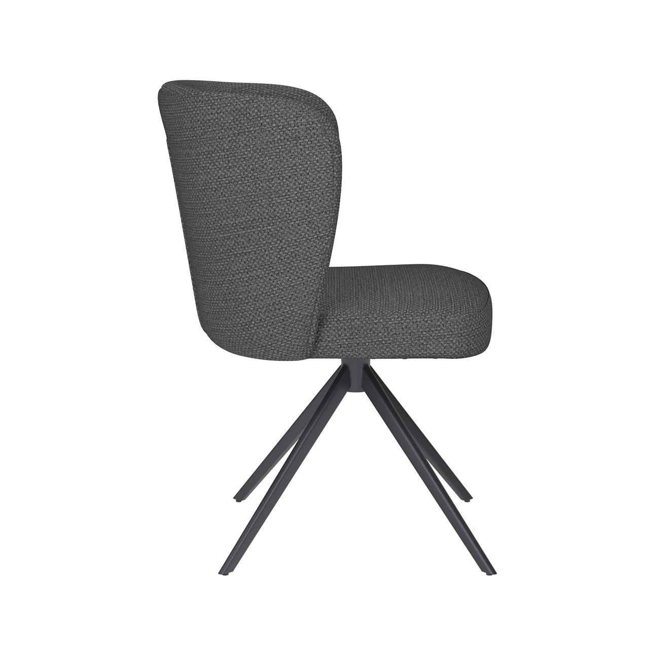 Chair stan grey metal swivel