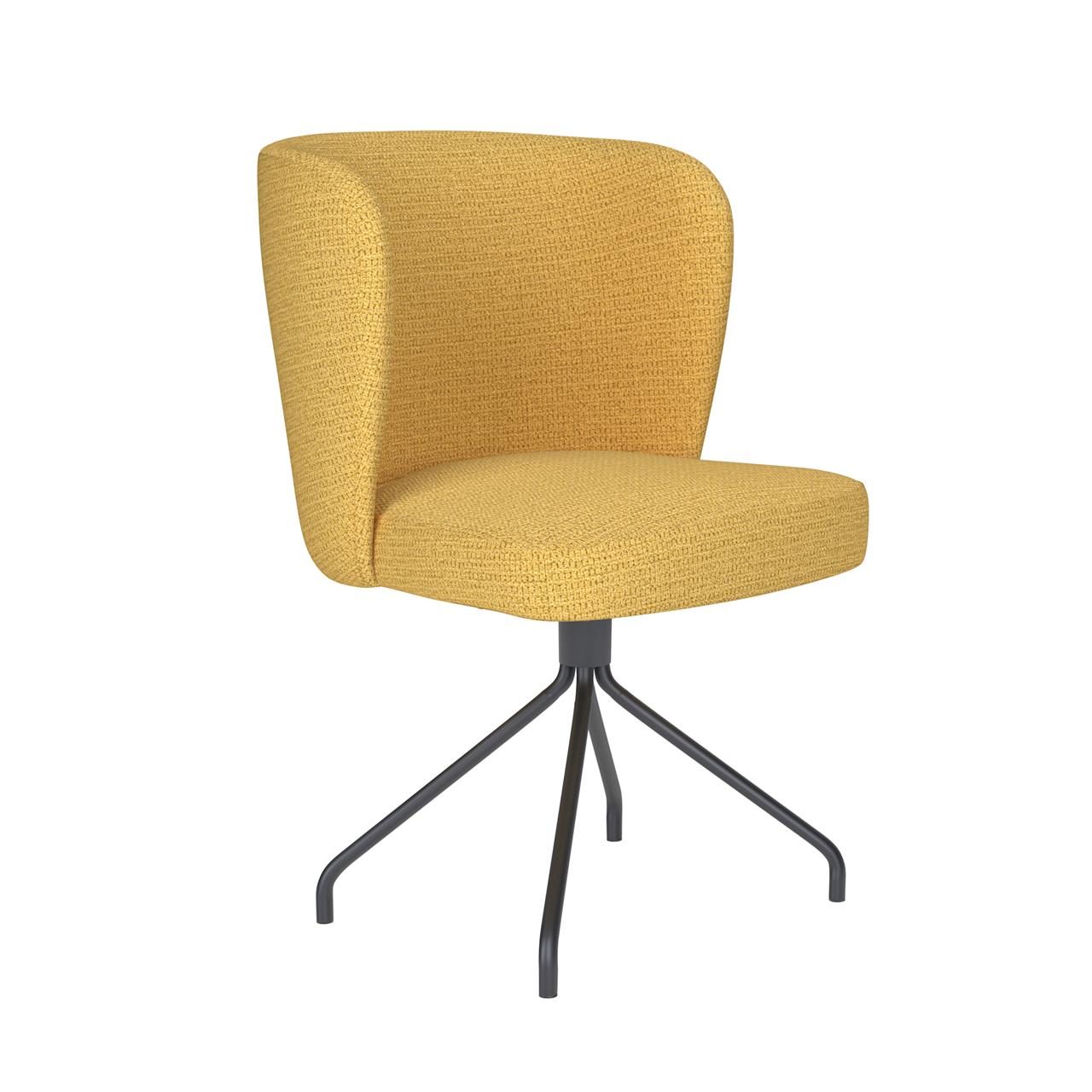 Chair stan ochre spider swivel