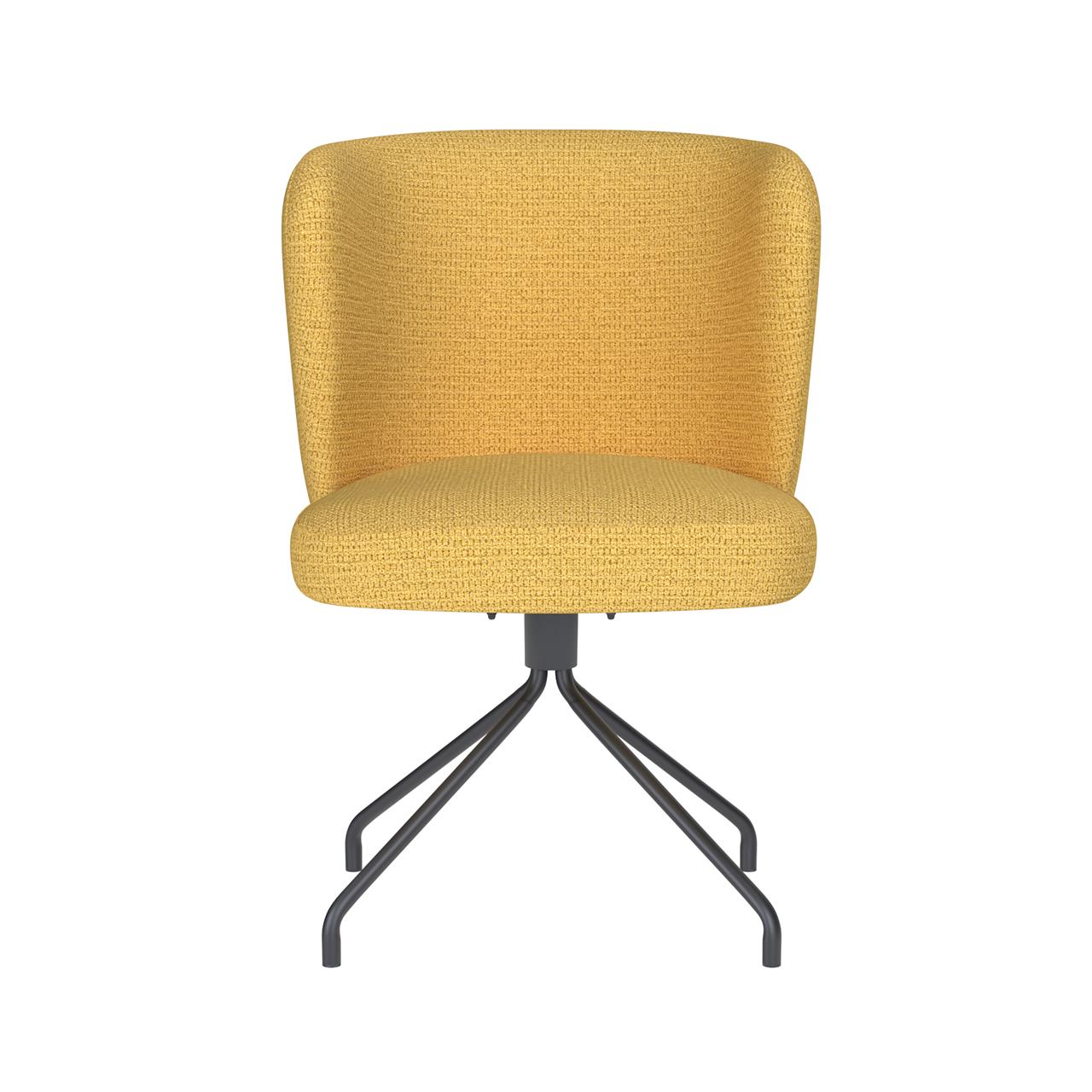 Chair stan ochre spider swivel