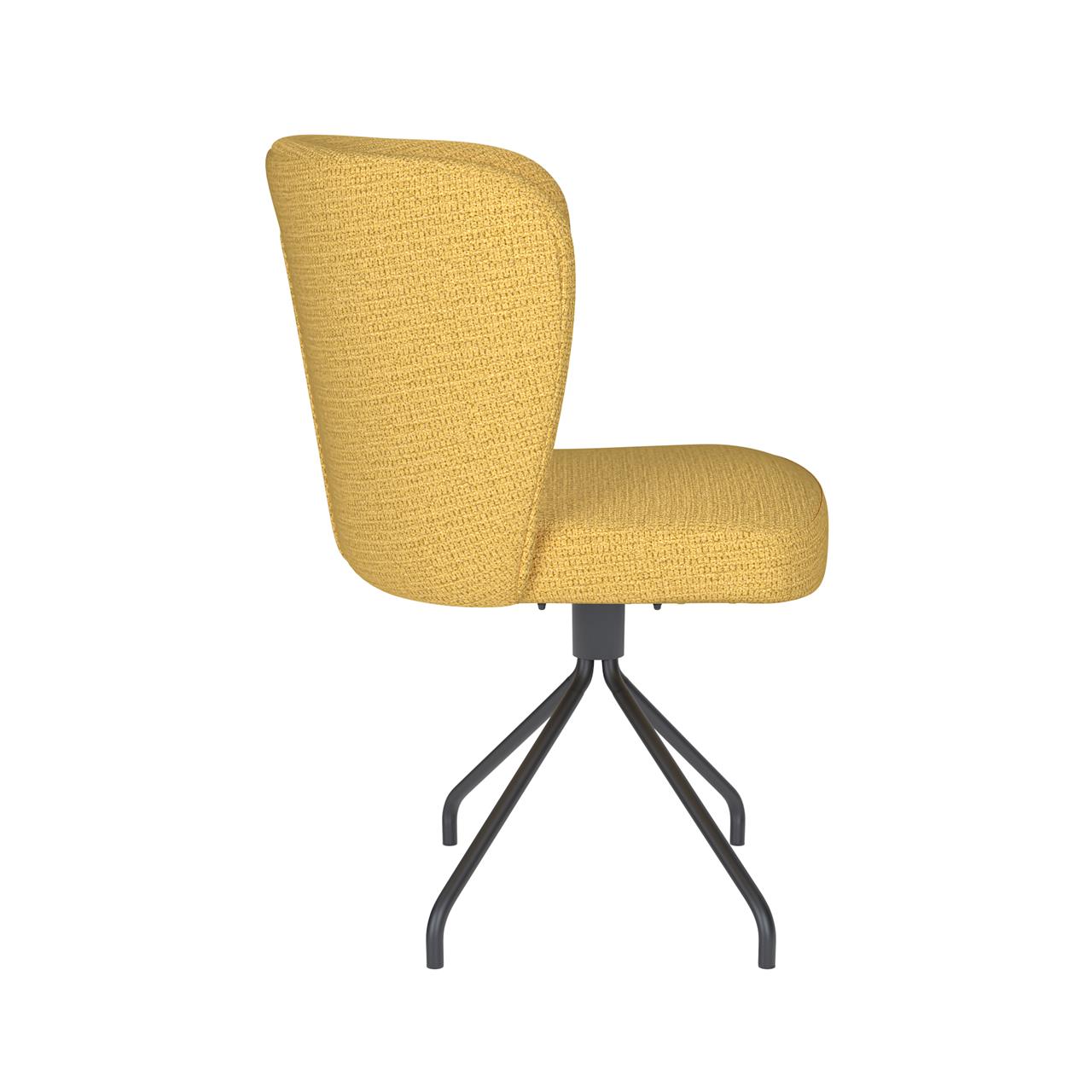 Chair stan ochre spider swivel