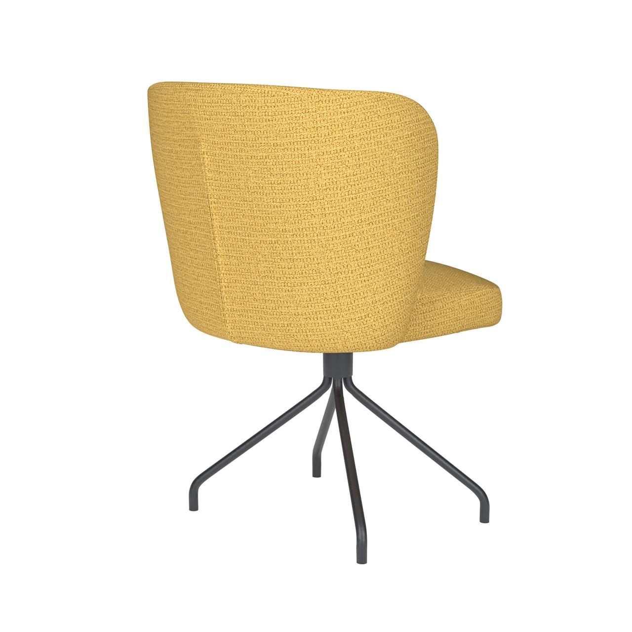 Chair stan ochre spider swivel