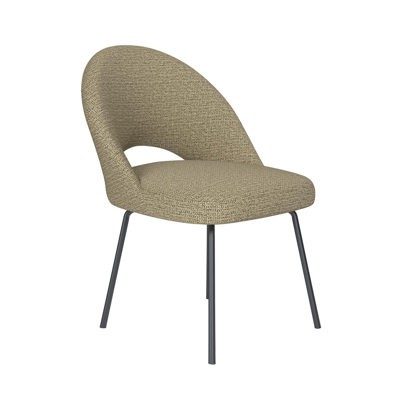 Chair mick green 4 metal legs