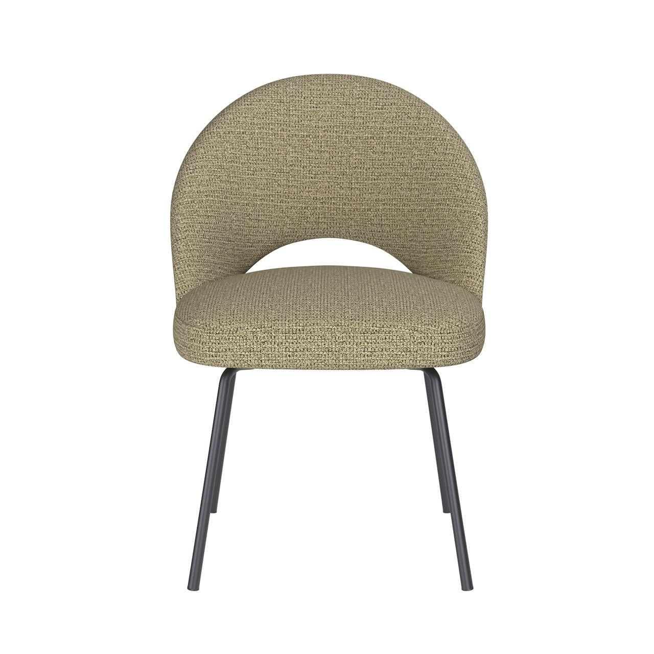 Chair mick green 4 metal legs