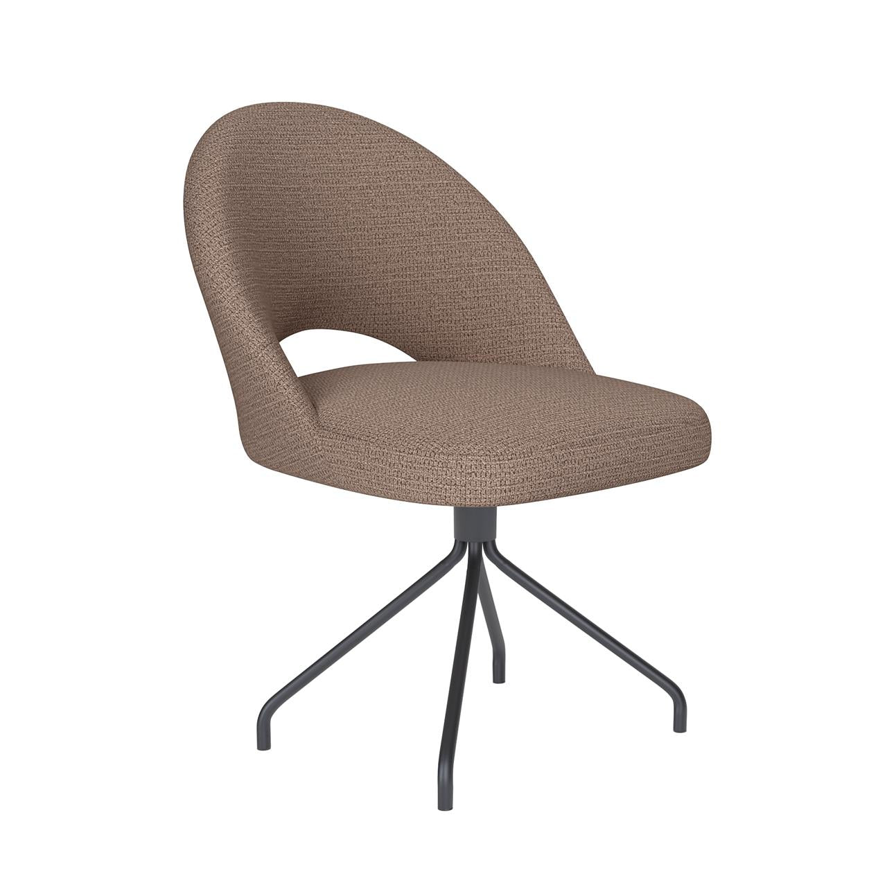 Chair mick taupe spider swivel