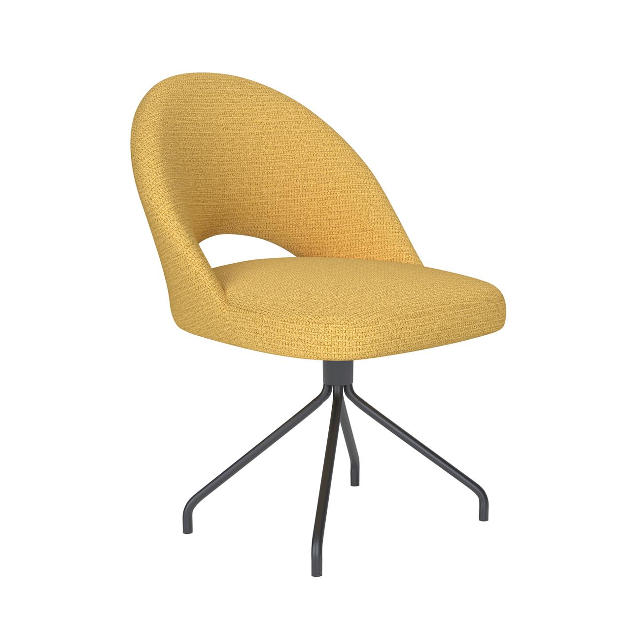 Chair mick ochre spider swivel