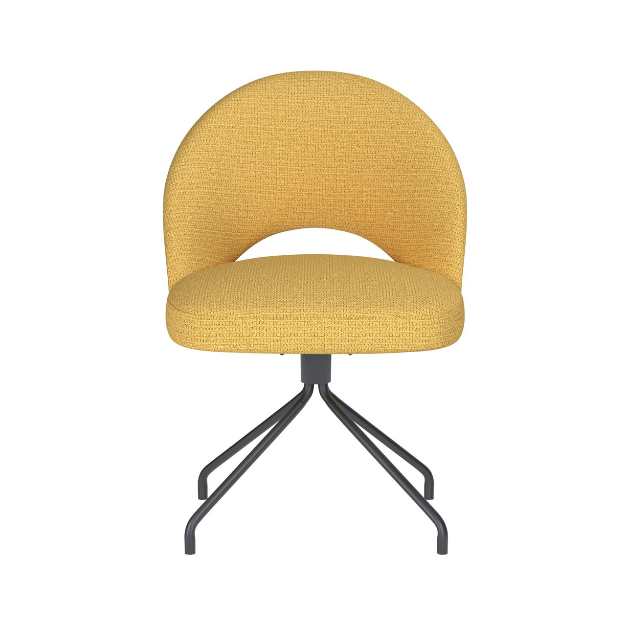 Chair mick ochre spider swivel